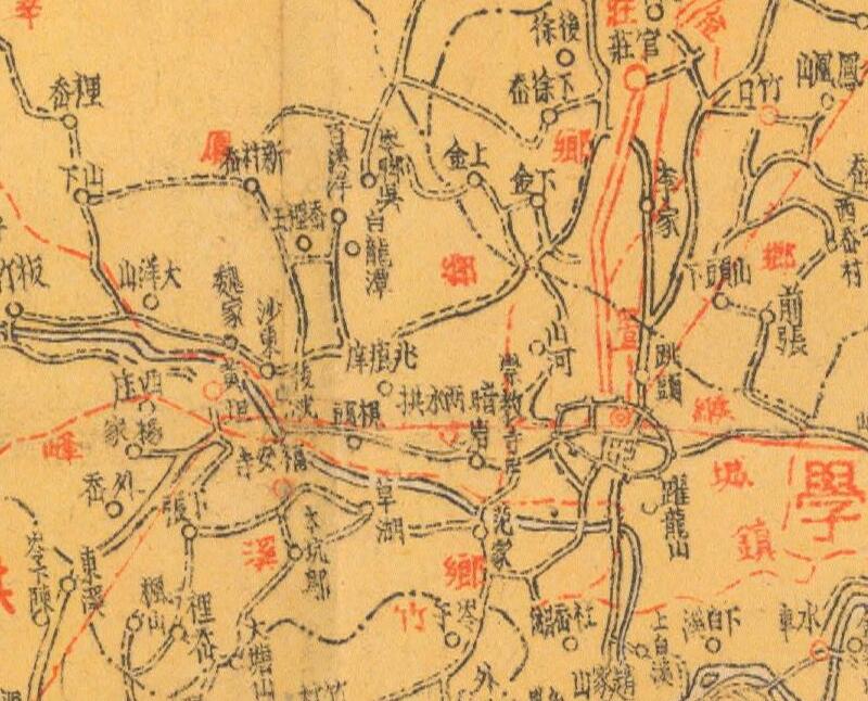 1942年《浙江省宁海县图》预览图1 1942年《浙江省宁海县图》预览图1
