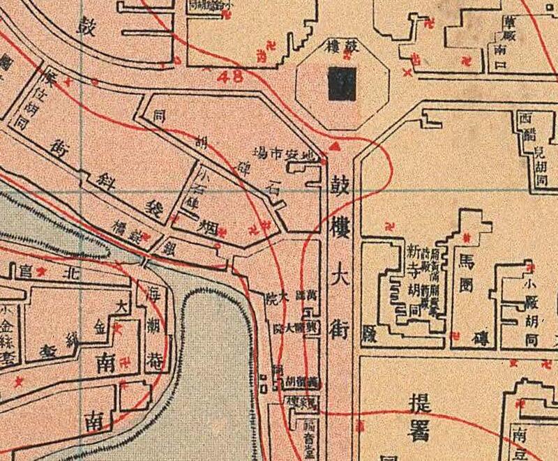 1916年《京都市内外城地图》预览图2