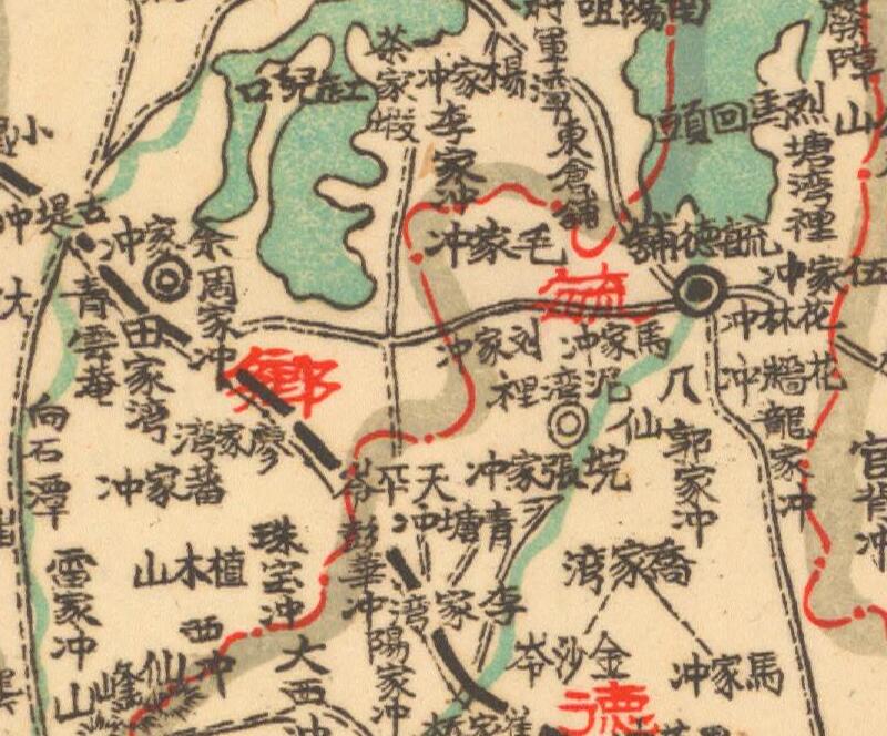 1939年湖南《汉寿县图》预览图2