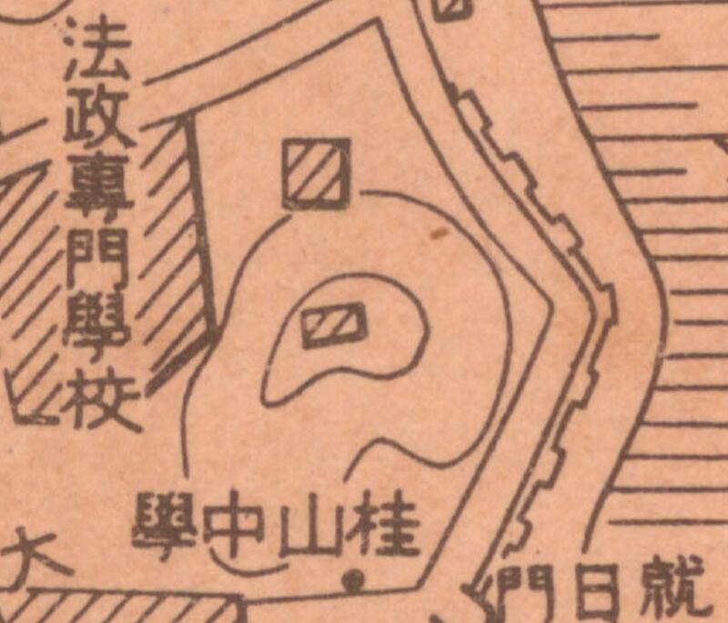 1942年《广西省桂林市街附近图》预览图1