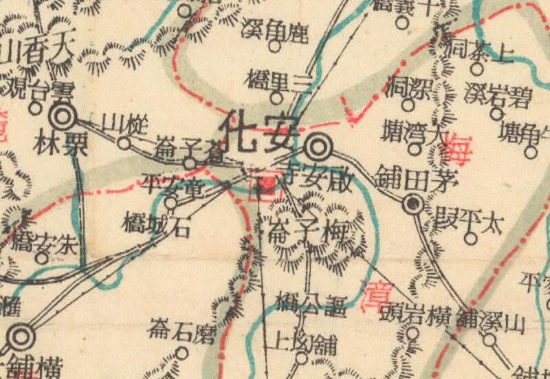 1940年湖南《安化县图》预览图2 1940年湖南《安化县图》预览图2