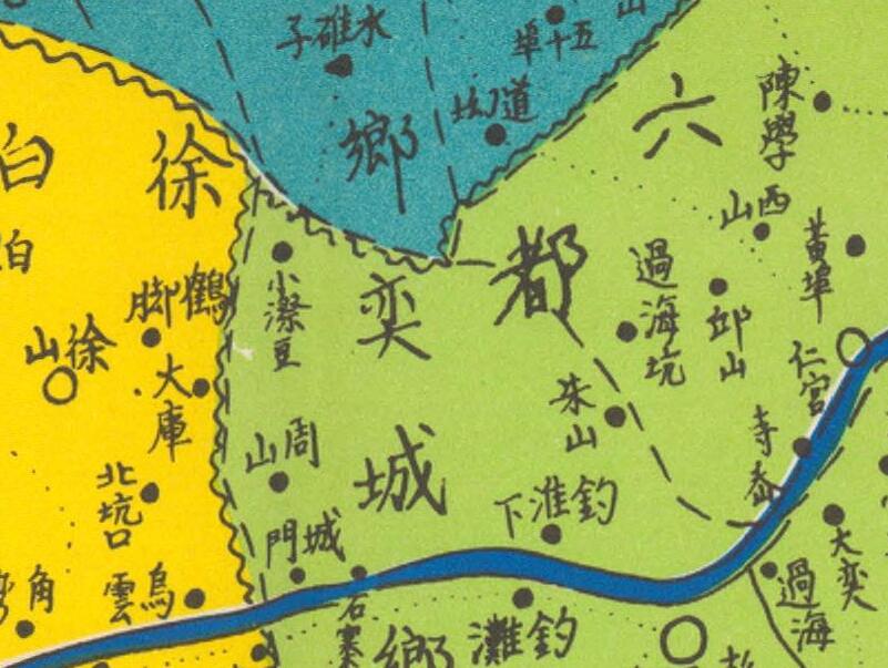 民国《青田县行政区域图》预览图2