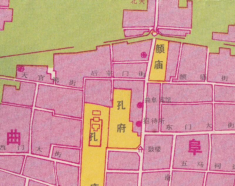 1982年《曲阜游览图》预览图3 1982年《曲阜游览图》预览图3