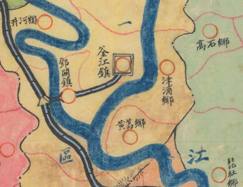 1941年《四川省富顺县县图》预览图1