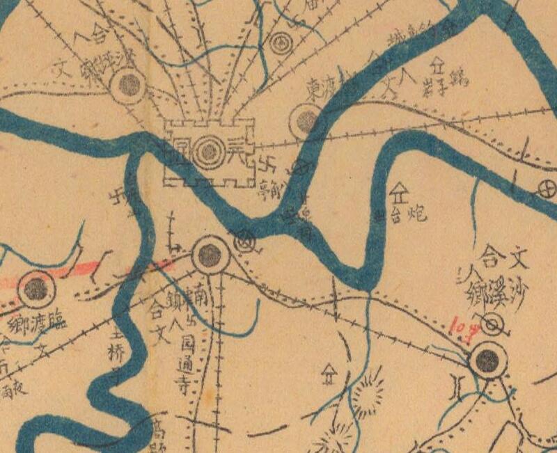 1941年《四川省合川县全图》预览图1