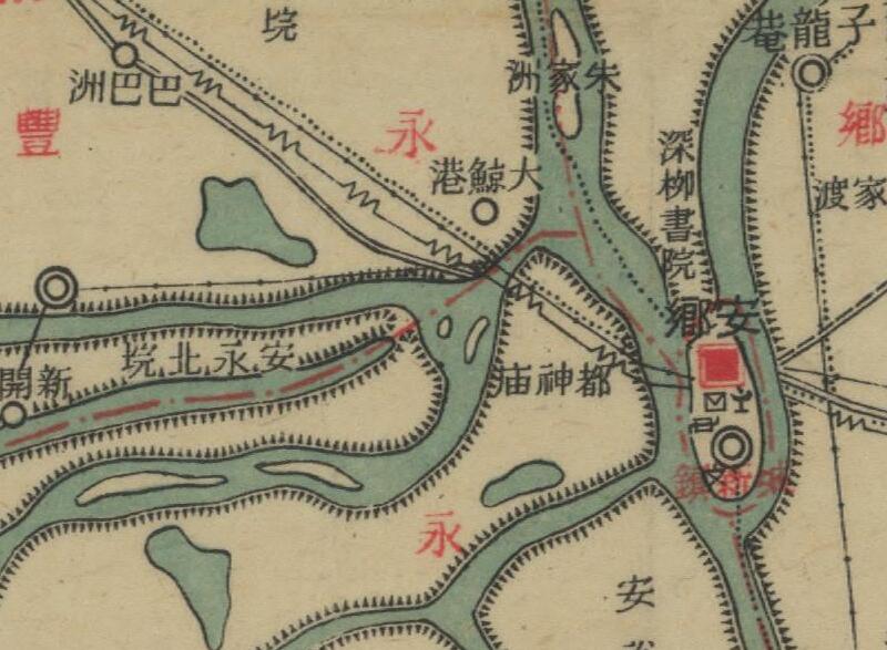 1941年湖南《安乡县图》预览图1 1941年湖南《安乡县图》预览图1