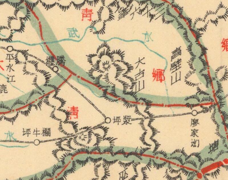 1940年湖南《城步县图》预览图1