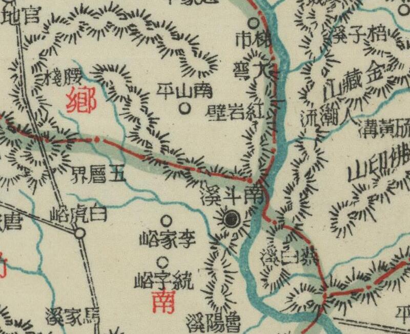 1940年湖南《慈利县图》预览图1