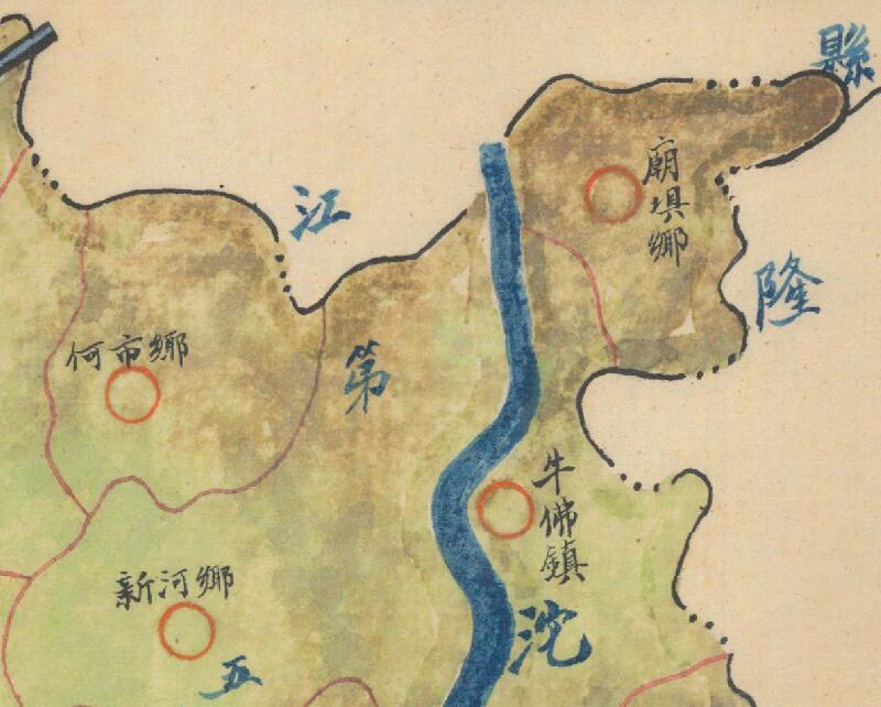 1941年《四川省富顺县县图》预览图2