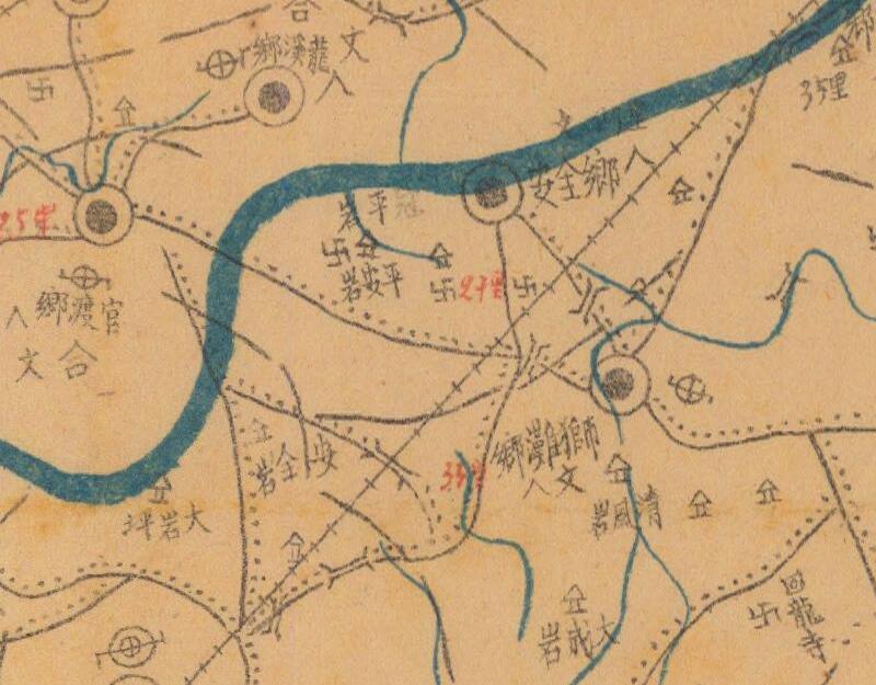 1941年《四川省合川县全图》预览图2