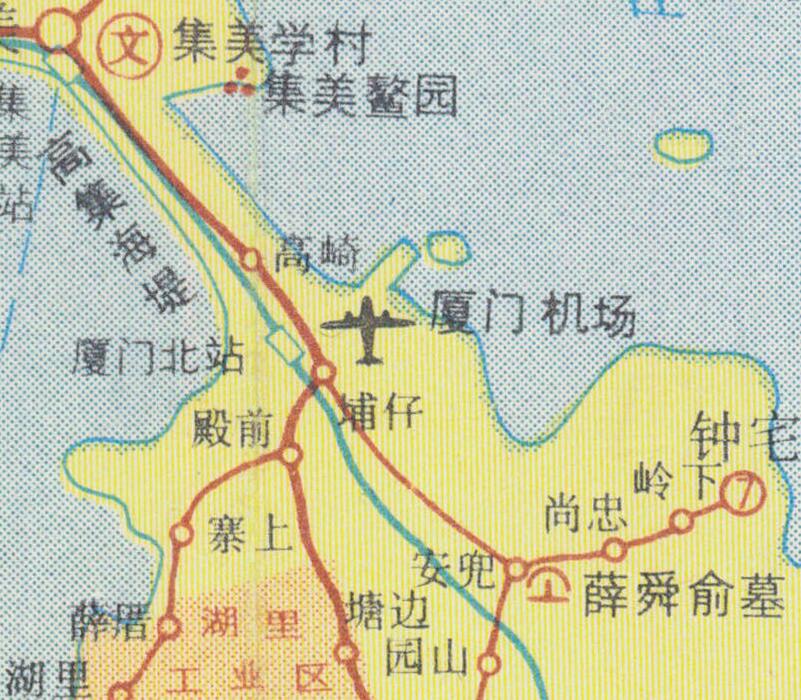 1986年《厦门市游览图》预览图4