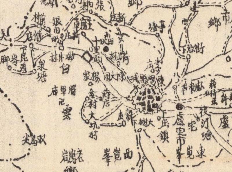 1947年浙江《东阳县全图》预览图1