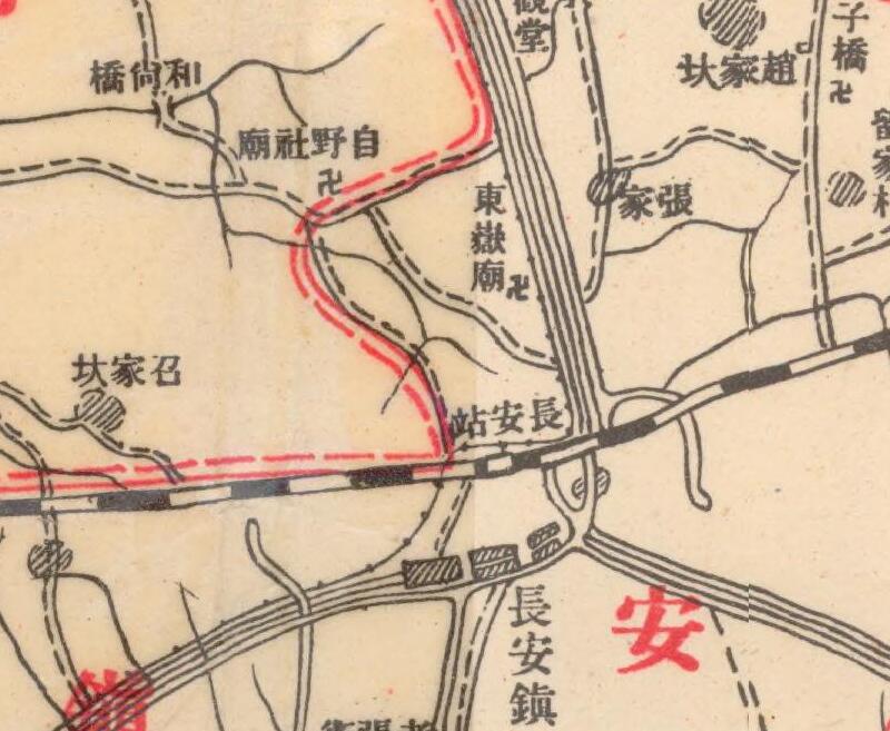 1943年浙江《海宁县地形全图》预览图1