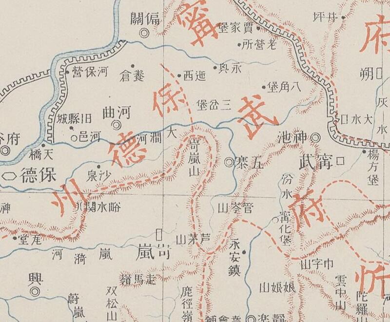 1905年《山西省》地图预览图1