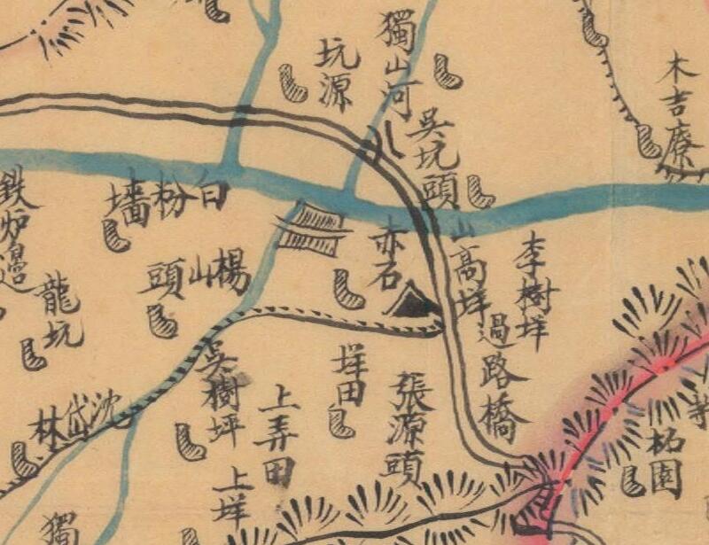 1941年《浙江省云和县乡镇区域详图》预览图1