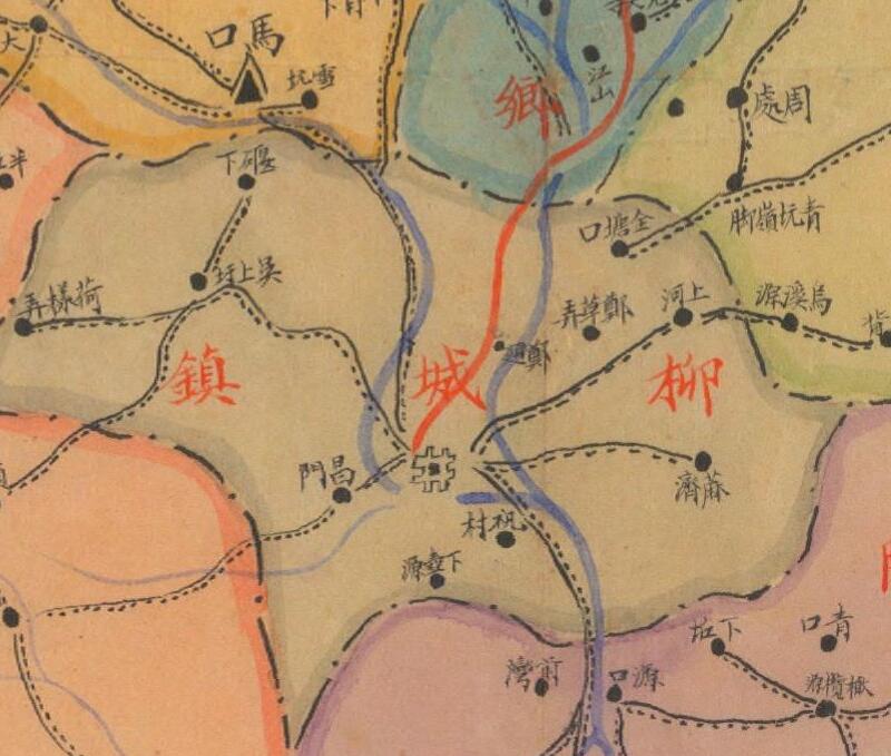 1941年《浙江省宣平县乡镇区域详图》预览图1