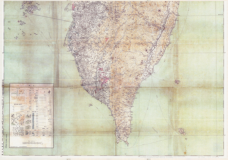 1924年《台湾全图》30万分1预览图1