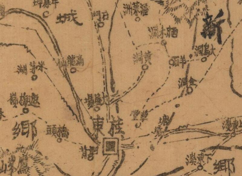 1940年湖南《桂东县图》预览图1