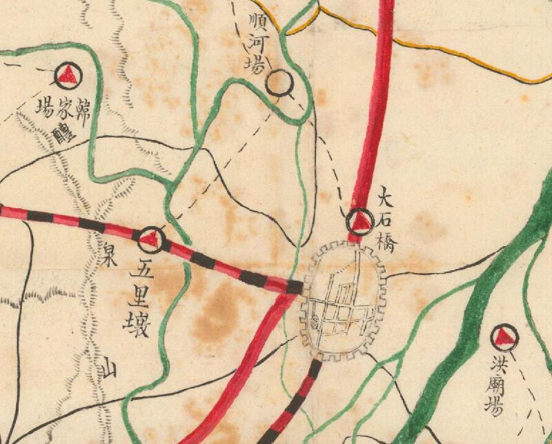 民国《眉山县地图》预览图1