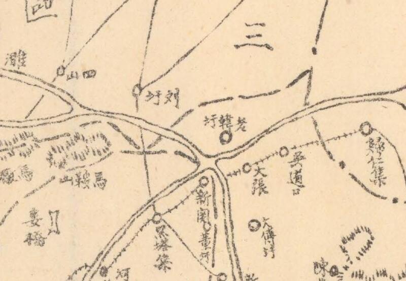 1943年《泗县新区界一览图》预览图2