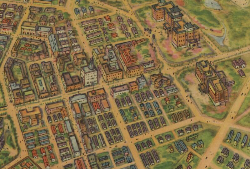 1936年《国都新京建设鸟瞰图》预览图2 1936年《国都新京建设鸟瞰图》预览图2