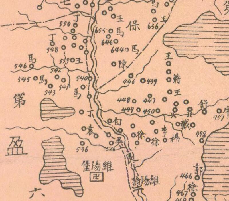 1941年《宁夏省永宁县图》预览图2