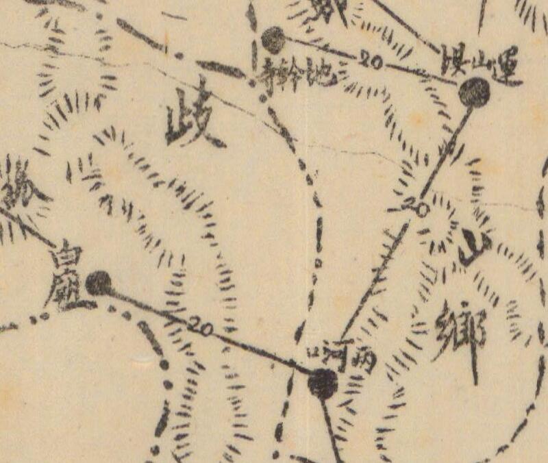 1945年四川《苍溪县全图》预览图3