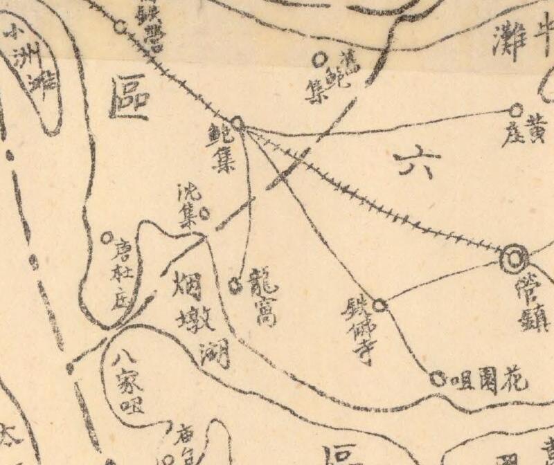 1943年《泗县新区界一览图》预览图3