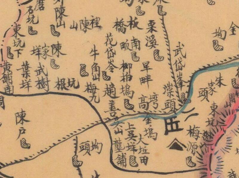 1941年《浙江省云和县乡镇区域详图》预览图3