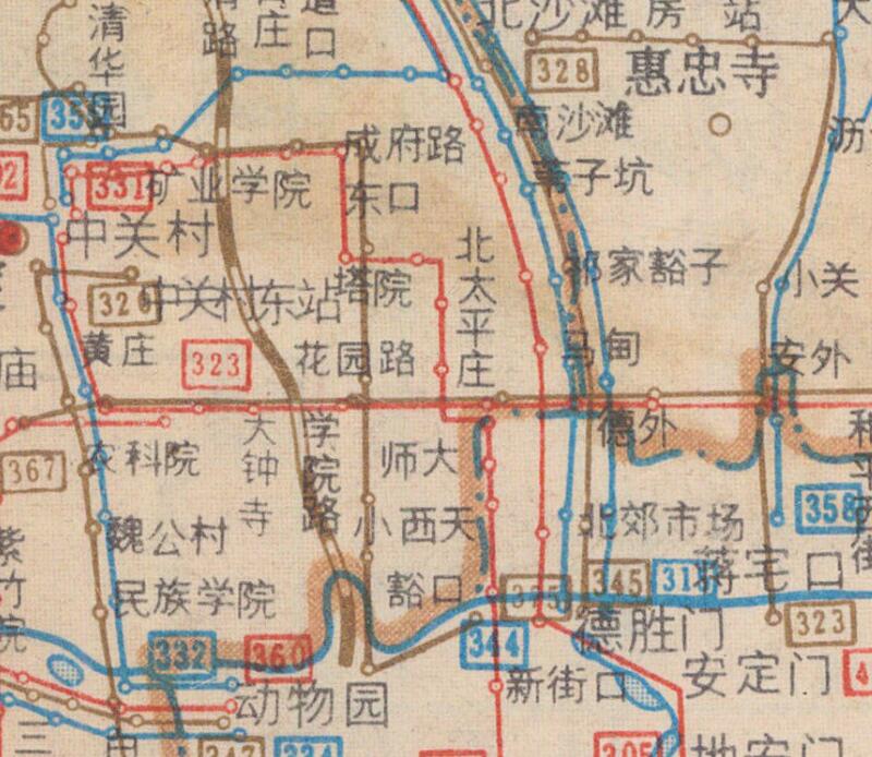 1985年《北京市交通图》预览图4
