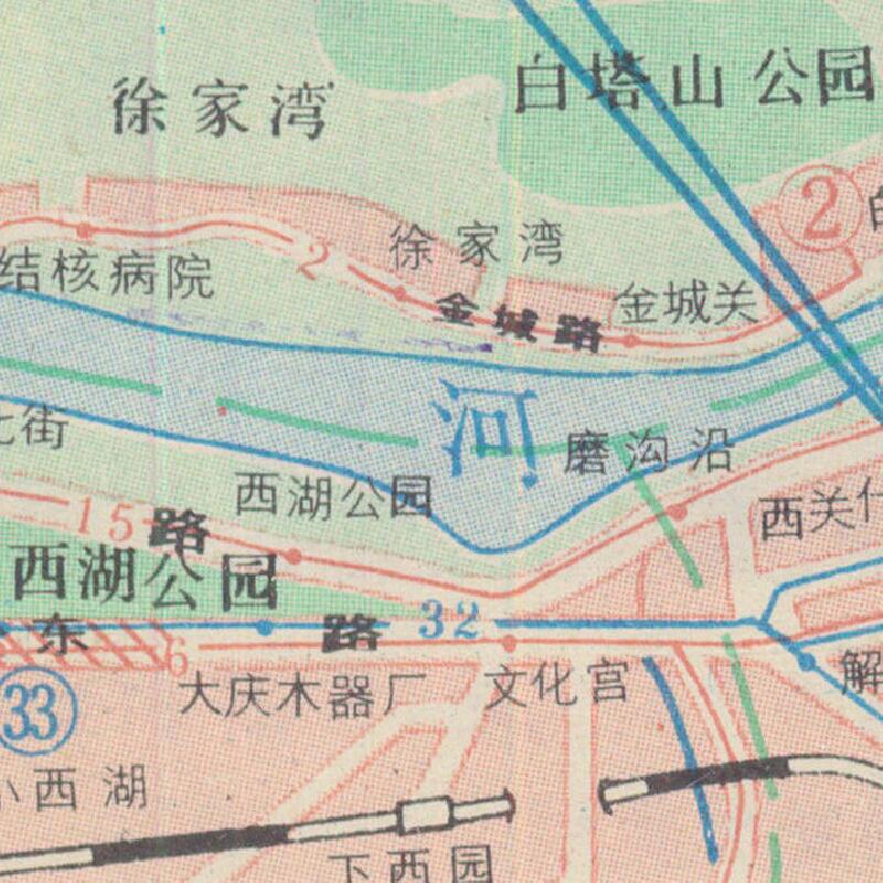 1995年《兰州交通旅游图》预览图4 1995年《兰州交通旅游图》预览图4