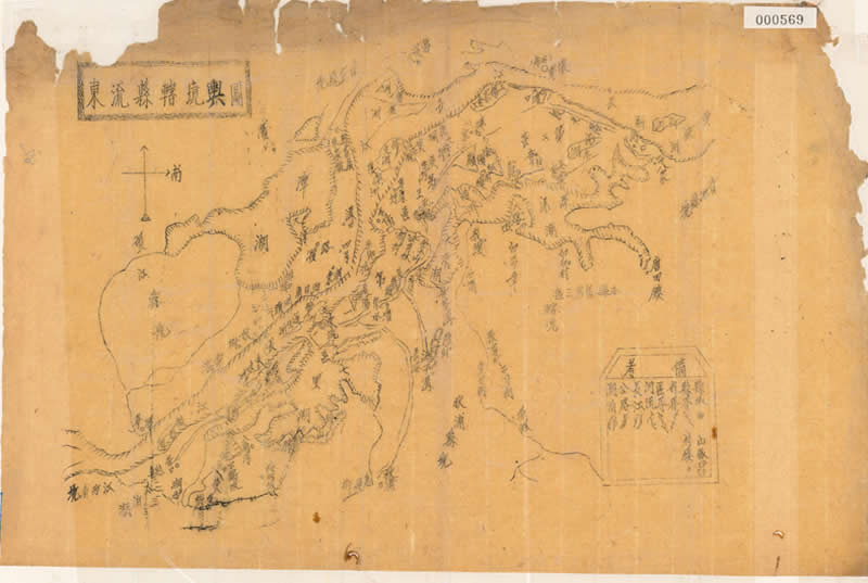 民国安徽《东流县辖境舆图》预览图