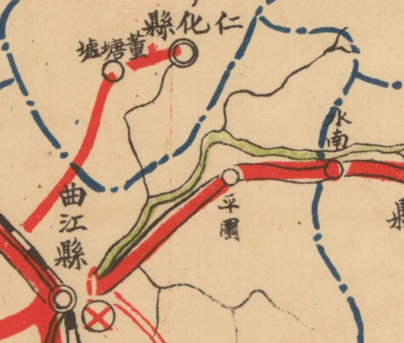 1937年《广东全省公路路线图》预览图3