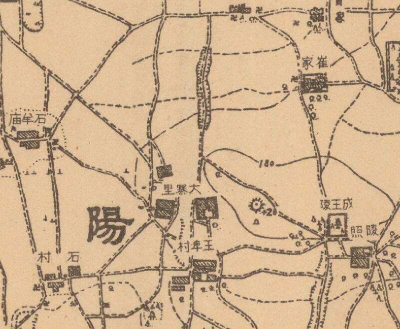 1938年《西安地形图》五万分一预览图4