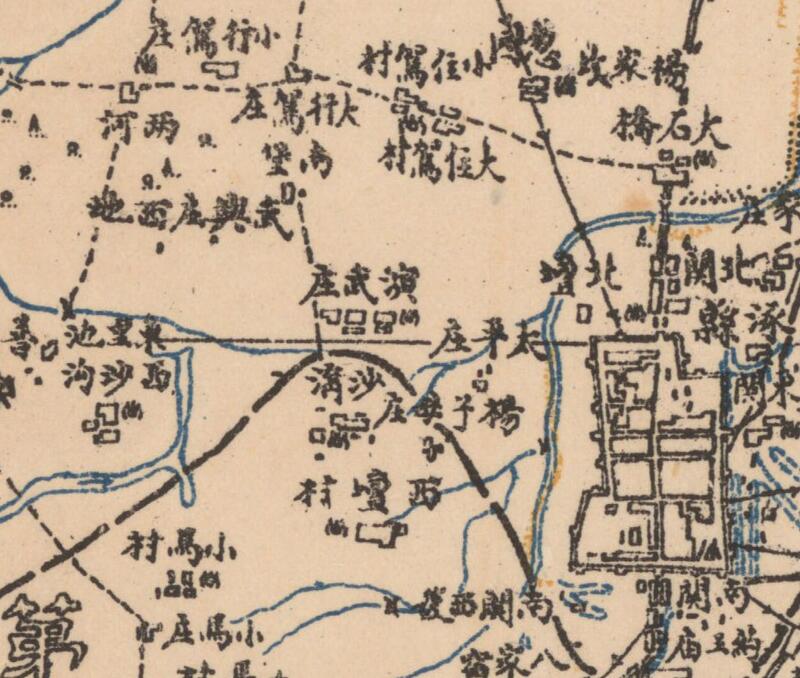 1941年《河北省分县图》十万分一预览图5