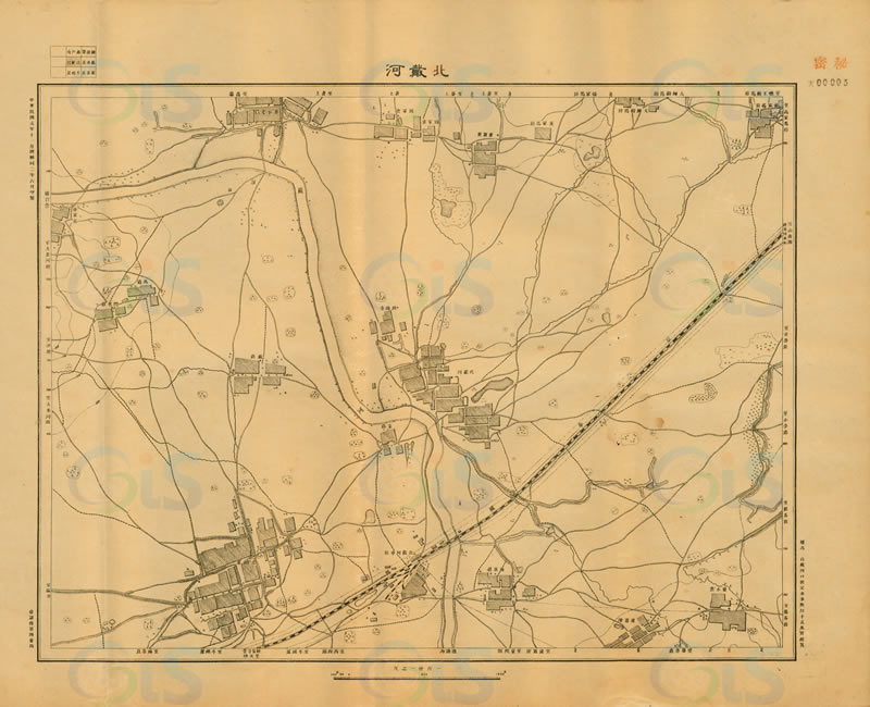 1913年《山海关附近地形图》1万分1预览图 1913年《山海关附近地形图》1万分1预览图