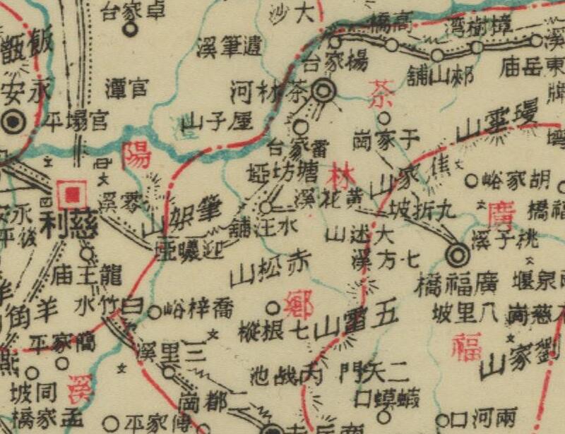 民国湖南《慈利县图》预览图1 民国湖南《慈利县图》预览图1