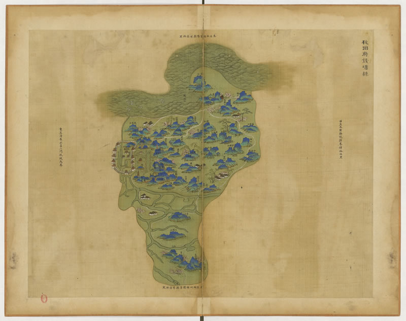 1661年杭州府全图预览图1 1661年杭州府全图预览图1