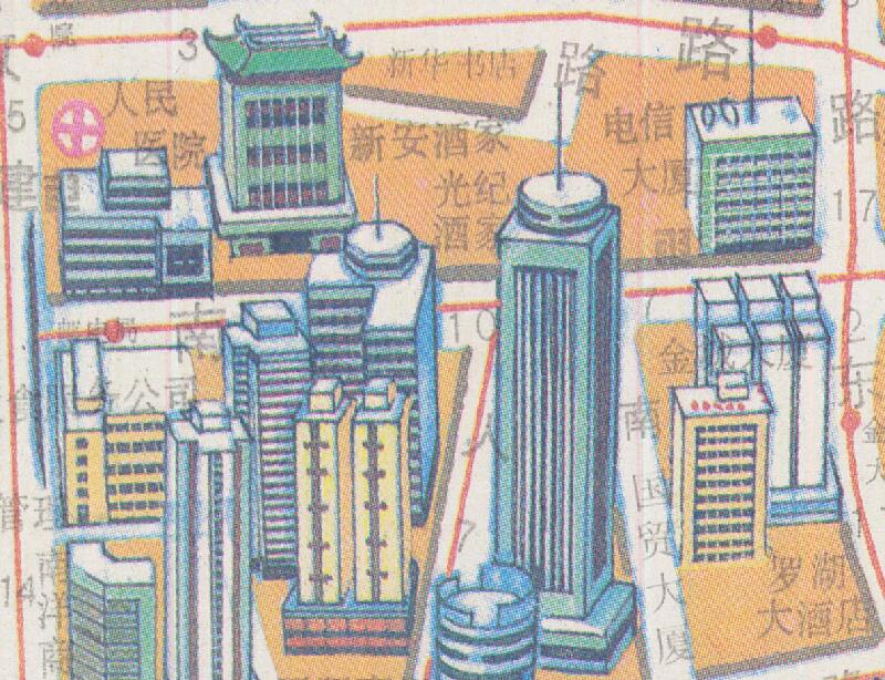 1989年《深圳鸟瞰图》预览图2 1989年《深圳鸟瞰图》预览图2