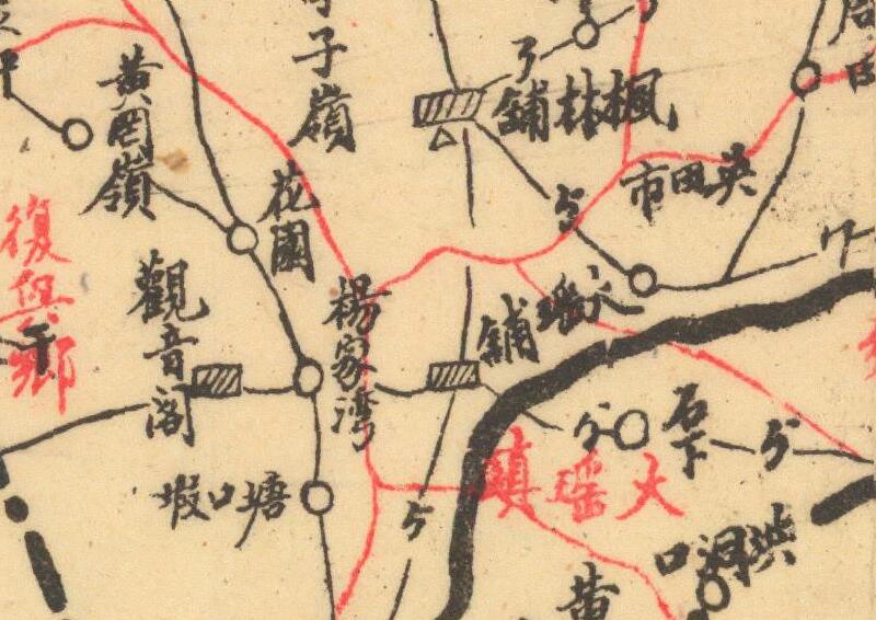 1942年《湖南浏阳全县路线里程图》预览图2 1942年《湖南浏阳全县路线里程图》预览图2