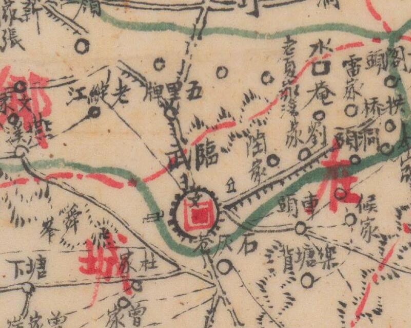 民国湖南《临武县图》预览图2 民国湖南《临武县图》预览图2