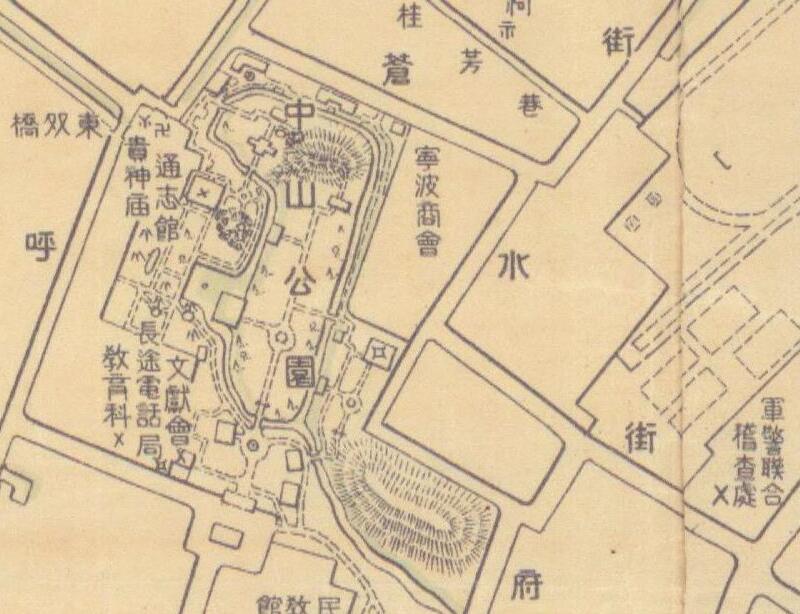 1936年宁波《鄞县城厢图》预览图2