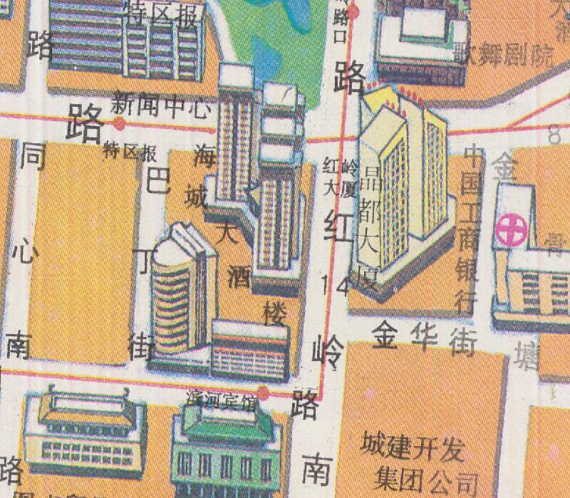 1989年《深圳鸟瞰图》预览图3 1989年《深圳鸟瞰图》预览图3