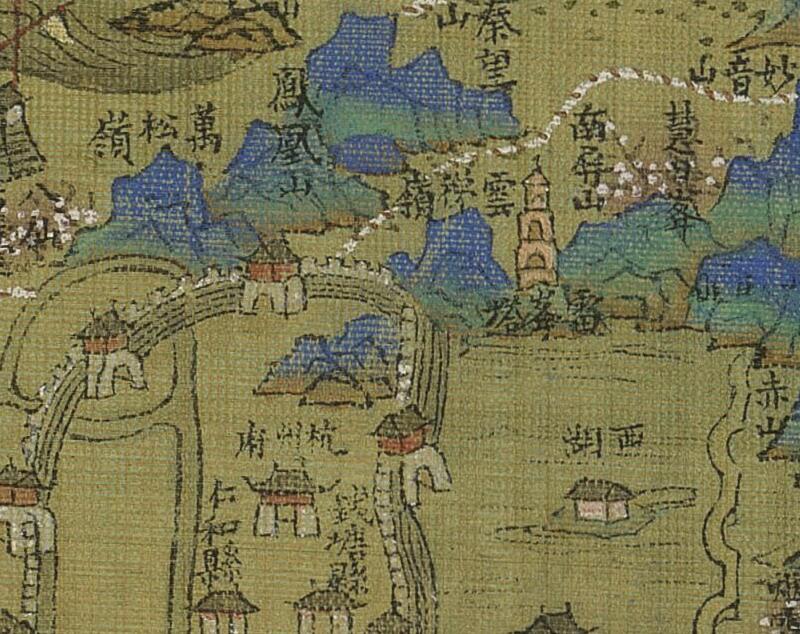 1661年杭州府全图预览图3 1661年杭州府全图预览图3