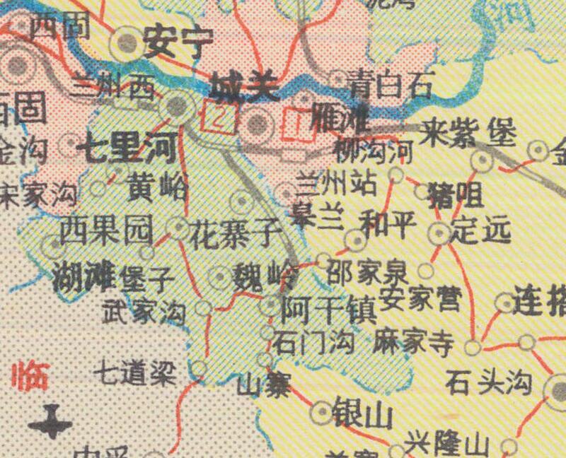 1985年《兰州交通图》预览图4