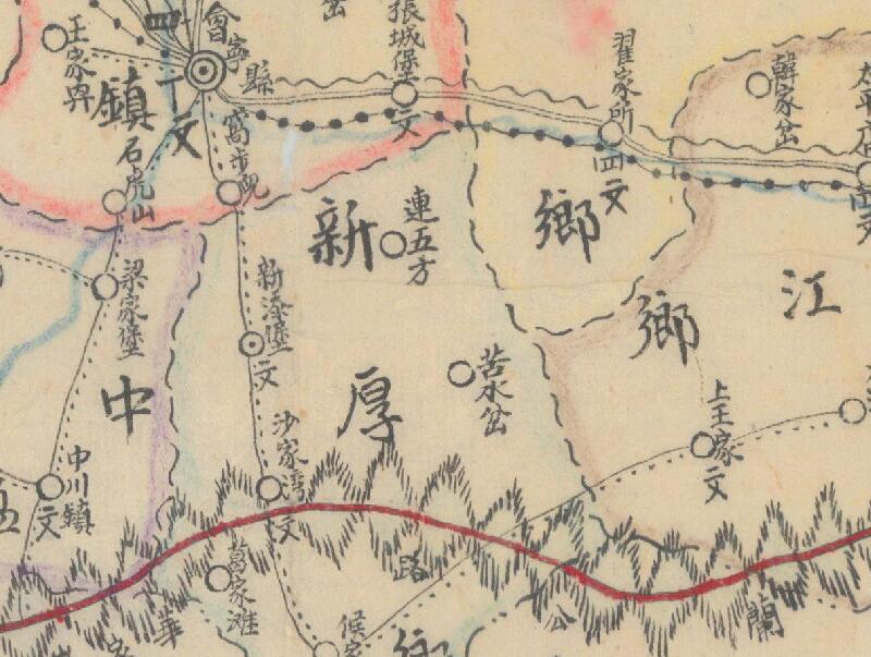 1942年《甘肃省会宁县图》预览图1 1942年《甘肃省会宁县图》预览图1