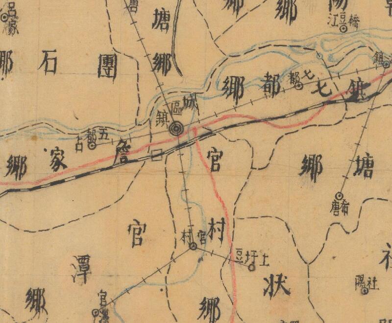 1943年《浙江省龙游县图》预览图2 1943年《浙江省龙游县图》预览图2