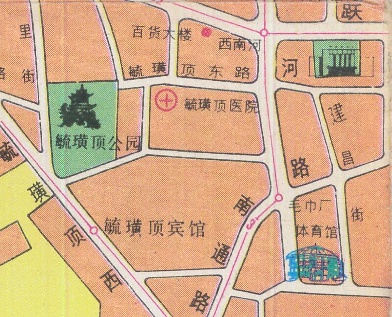 1984年《烟台市交通图》预览图3