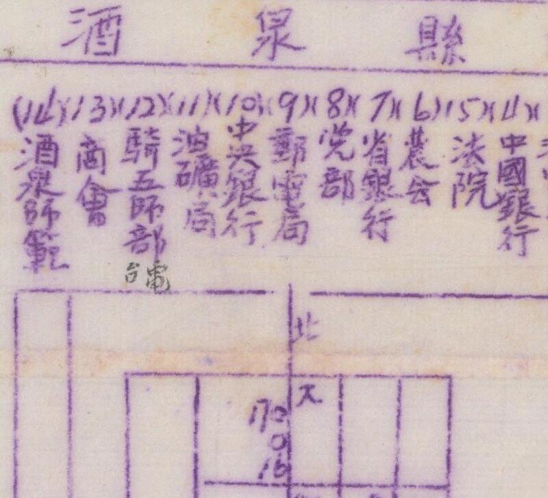 1942年《甘肃省酒泉县县图》预览图3 1942年《甘肃省酒泉县县图》预览图3