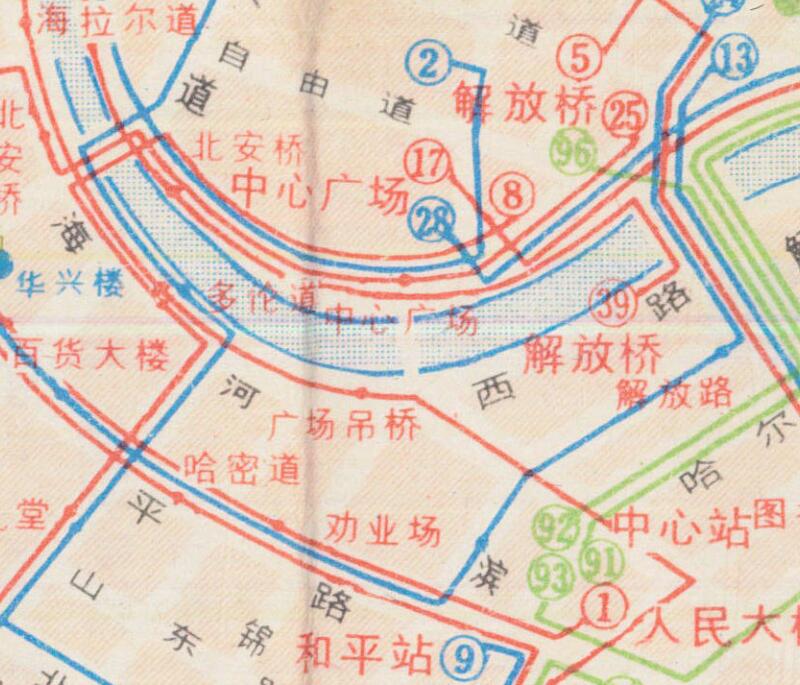 1982年《天津游览图》预览图3 1982年《天津游览图》预览图3